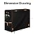 VniYors Firewood Rack Cover - 4FT Heavy Duty 600D Wood Rack Cover, Firewood Cover With Zipper And Organizer Pocket, Waterproof, Tear-Resistant, Uv-Resistant - Cover Only