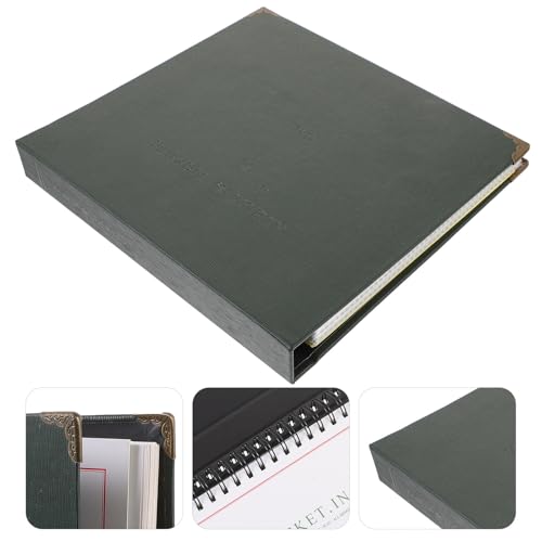 Carpeta Operitacx verde con diseño de moda para proteger documentos 8