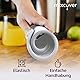 Mixcover weiße Silikonmatte für Sodastream Crystal kompatibel mit sodastream crystal 2.0, sodastream crystal 3.0 Tropfschutz Unterlage Soda Stream zubehör für wassersprudler