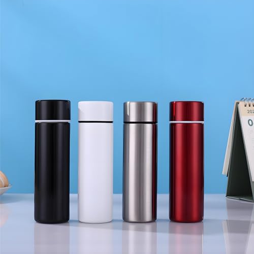 Acshio 4 Pack Mini Stainless Steel Water Bottles, 4 Oz Small Insulated Purse Pocket Water Bottle, Portable Slim Leak-proof Hot Cold Drink Flask for Travel, Sport, Camping