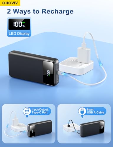 OHOVIV Portable Charger Power Bank 50000mAh,4 Built-in Cables Battery Pack - image 9