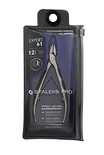 Staleks Pro Nail Nippers Expert NE-61-12, mandíbula completa, 12 mm