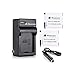 Powerextra 2 Pack High Capacity 1400mAh Rechargeable Replacement Battery and Charger for GoPro HD HERO 2 Camera and GoPro AHDBT-001, AHDBT-002