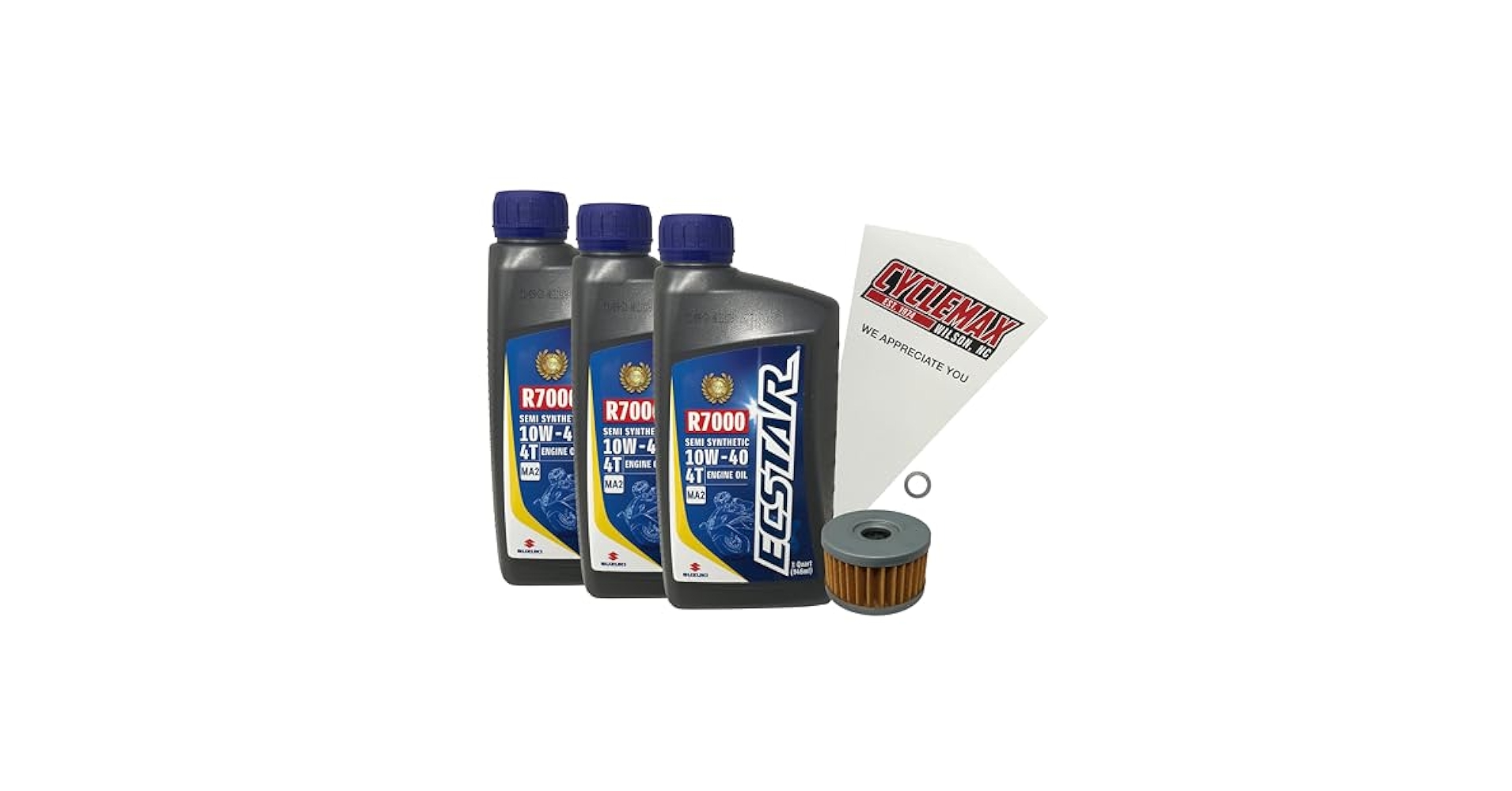 Amazon.com: Cyclemax Semi-Synthetic Oil Change Kit