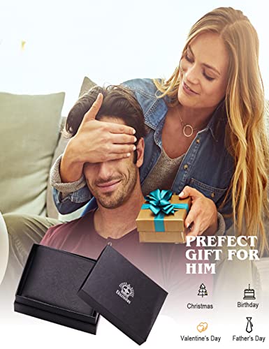 Leather Wallets for Men, RFID Blocking Bifold Stylish Wallet, 2 Slim Mens Wallets Combo (12+6 Card Slots) Comes With Luxury Gift Box2