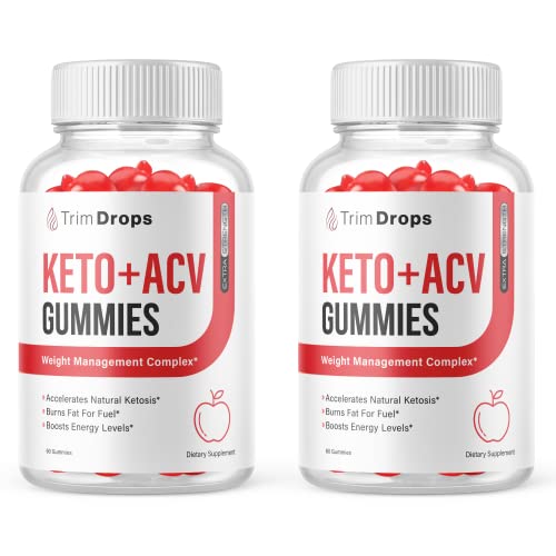 Trim Drops Keto ACV Gummies, Trims Drops Keto Acv Gummys (2 Pack)