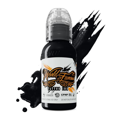 World Famous Tattoo Ink - Rocker Black Tattoo Ink -