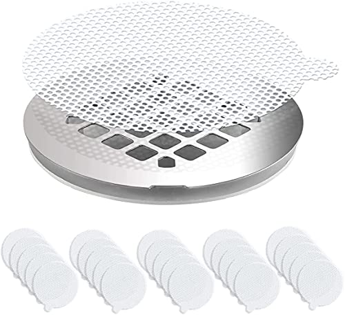 Lot de 25 attrape-cheveux jetables en maille pour évacuer les cheveux Cover