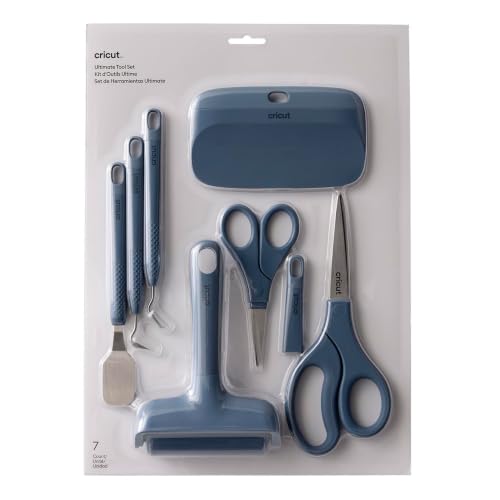 Cricut Ultimate Toolset, Blue - 7 Precision Craft Tools