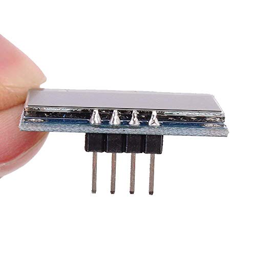 PEMENOL 5PCS OLED Display Module 128 x 64 OLED Display I2c 0.96inch OLED Display IIC Serial OLED Module with SSD1306 for Arduino Raspberry Pi and Microcontroller - Yellow Blue Light