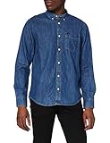 Lee Herren Lee Button Down' Businesshemd, Bleu (Dipped Blue La), M EU