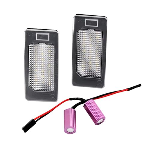Lámpara matrícula LED para solucionar iluminación tenue en Volkswagen Golf y Passat 5