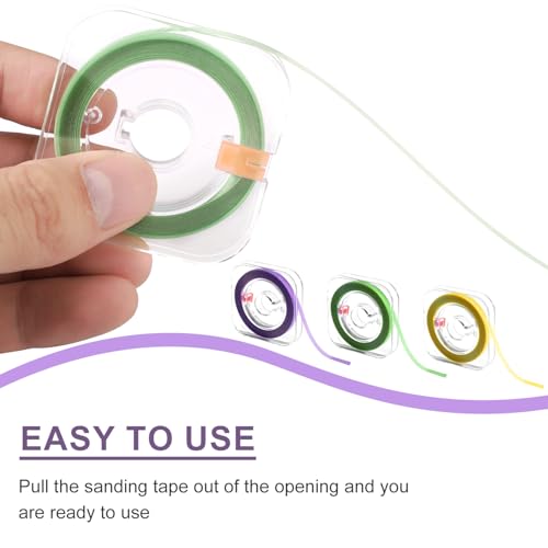 3 Stück Zahnpolierstreifen, Zahnschleifwerkzeug Zahnpolitur-Schleifstreifen Zahnpolierset Zahnschleifstreifen Zahnreinigungswerkzeug Zahnfeile für Zähne