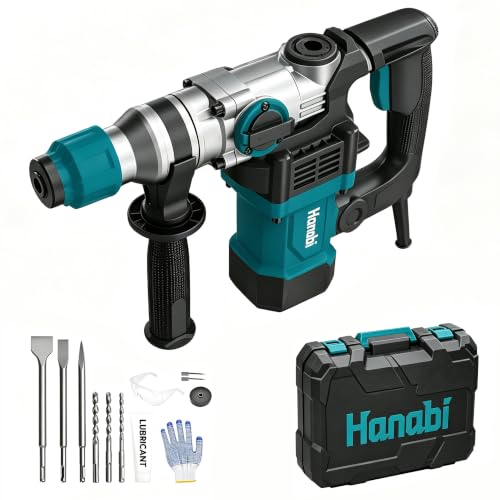 Hanabi Furadeira Martelete de Impacto 110v Profissional Rompedor 1600w SDS