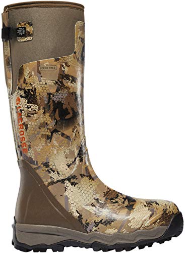Image of LaCrosse AlphaBurly Aero Men's 17 inch Waterproof Rubber Hunting Boots Non-Insulated with 5mm Neoprene Core, Outdoor Field Footwear