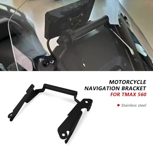 Fixation pour GPS et plaque d'extension support téléphone moto TMAX 560 - 2