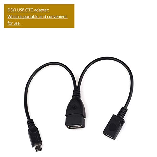 Dsyj Dsyj-D0000101 Micro Usb Host Otg Cable With Micro Usb Power For Nexus 4 Nexus 7 Galaxy S Iii & Galaxy Nexus 0.65Ft 1Pcs Black #TOP5