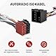 RED WOLF Autoradio ISO Adapter 16 Pin iso Stecker auf ISO Buchse Kabel 16 Pol Stecker Kompatibel mit VW Opel Astra Corsa Fiat Mercedes Renault Skoda Seat