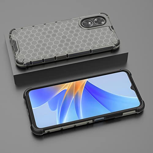 Image of Glasgow Back Case Cover Designed for [ Oppo A17 ] - Black