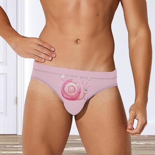 Cute Snail Men's Swim Trunks Briefs Swimsuit Swimwear Bathing for Underwear Beach3