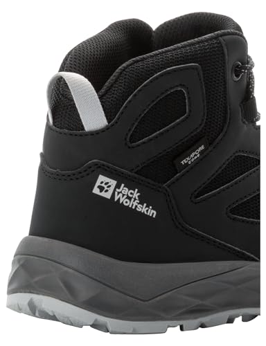 Jack Wolfskin Unisex Kinder Woodland 2 Texapore Mid Walking-Schuh, Phantom, 37 EU – Ansicht 4