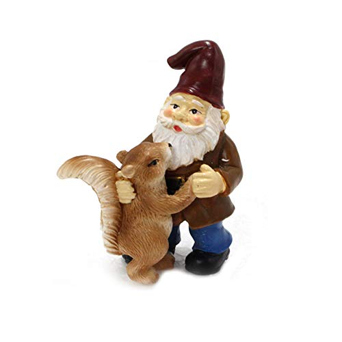 Xiletu Miniature Gnome Figurines With Stable Stakes, 5 Different Gnome Garden Ornaments & Patio Decor Party Supplies Yard Stakes Decorative For Outdoor Christmas #TOP3