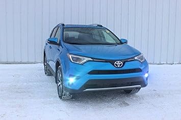 Xenon Halogen Fog Lamps Driving Lights Compatible With 2016 2017 2018 Toyota Rav4