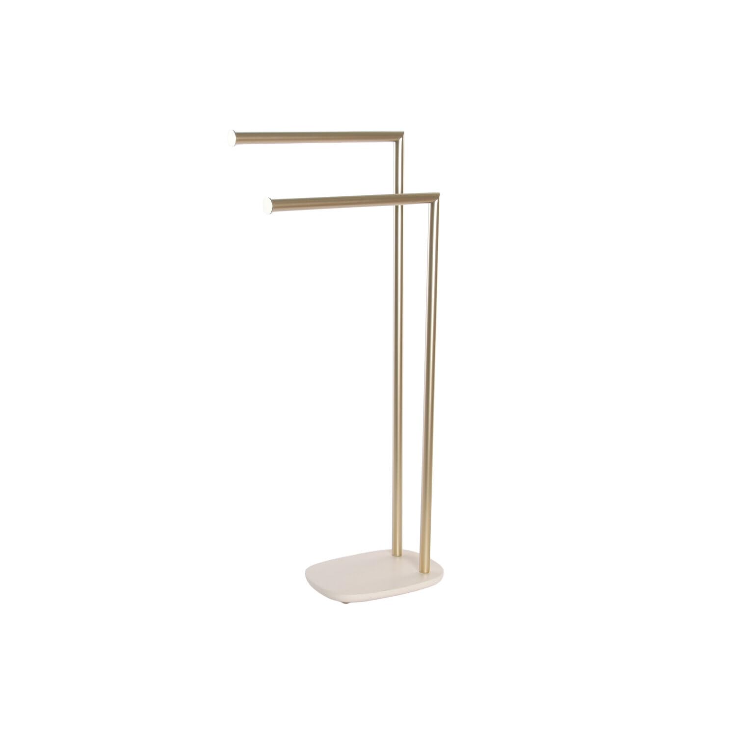 Toallero de Baño Metal Resina Dorado 17x37x79 cm