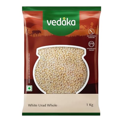 Image of Vedaka Premium White Urad Whole, 1kg