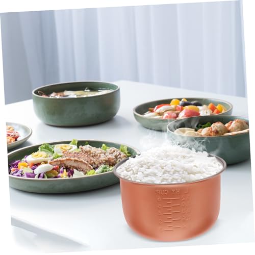 Recipiente interior para olla arrocera LABRIMP Tiger, recambio para cocina, material de aleación de aluminio, fácil de limpiar, accesorio para olla eléctrica miniatura 2
