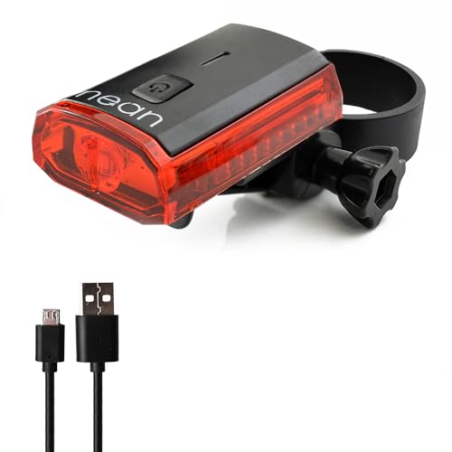 nean Fahrrad Akku LED Rücklicht, Rückleuchte mit Akku, Fahrradlicht mit...