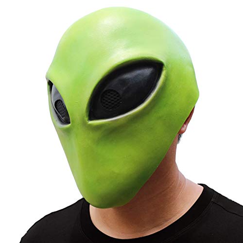 Image of PartyHop - Cool Green Alien Latex Mask