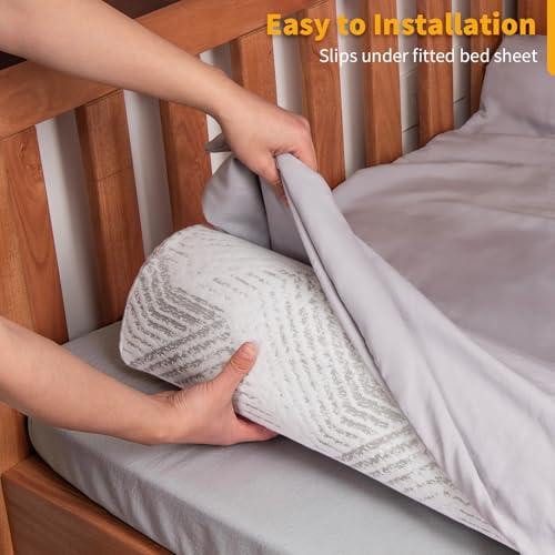 Image of USHMA Travel Bed Rails for Toddlers | Inflatable Bed Rails with Safety Flaps | Portable Blow Up Bed Rail for Full, Queen, King Size Beds, Lightweight & Washable Cover - 1Pack