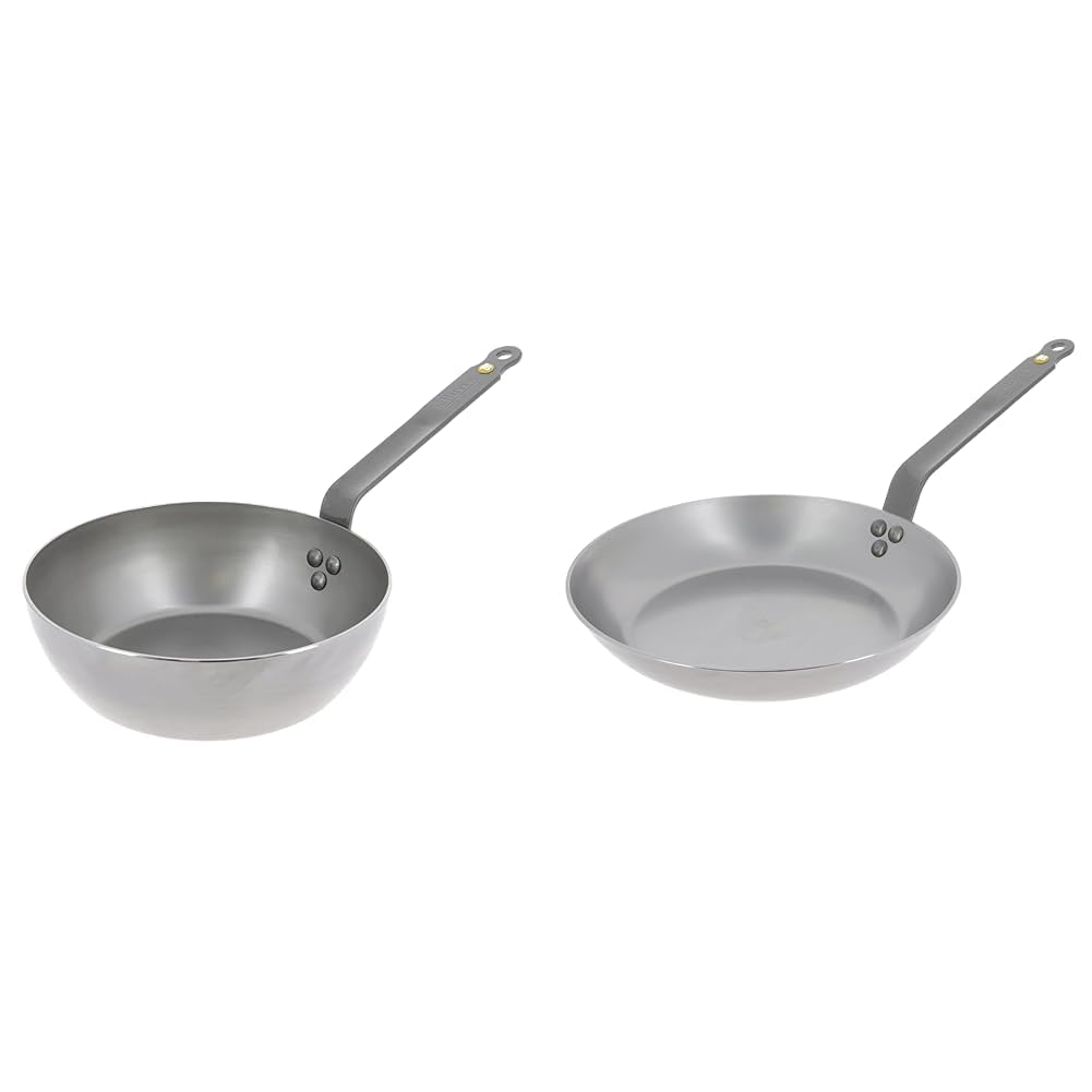 De Buyer Mineral B Element, poêle paysanne ronde 28 cm, acier, induction