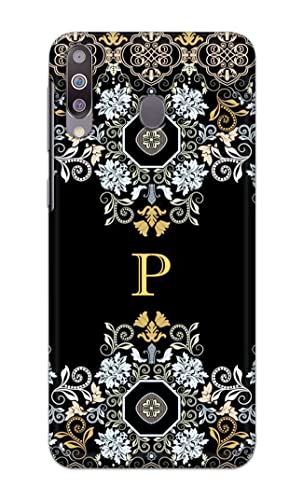Image of Printed Hard Back Cover Case for Samsung Galaxy M30 Back Cover (Alphabet P) -1803