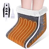 🔥🔥【Electric Heated Foot Warmer】Mompet electric foot warmer is fast heating technology provides you unmatched warmth.Lining is constructed from ultra plush flannel that is exceptionally durable and warm, provides great heat performance and ultimate co...