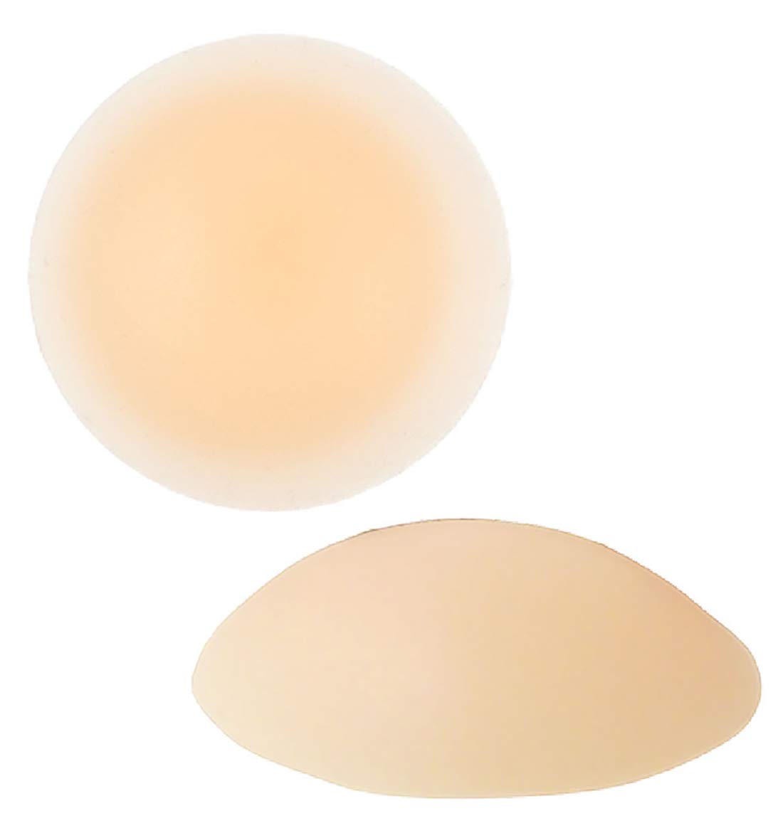 BrazaWomen's No Adhesive Silicone Nipple Covers -3" Diameter Beige