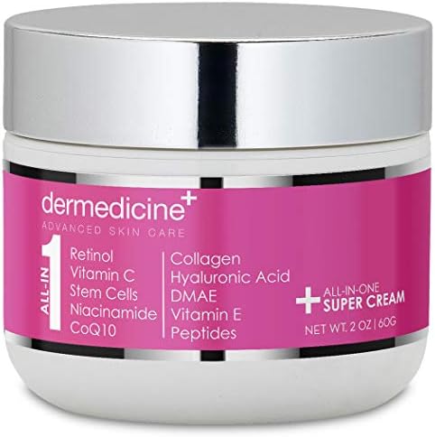 Retinol Face Cream with Vitamin C, All in One Moisturizer, 2 oz