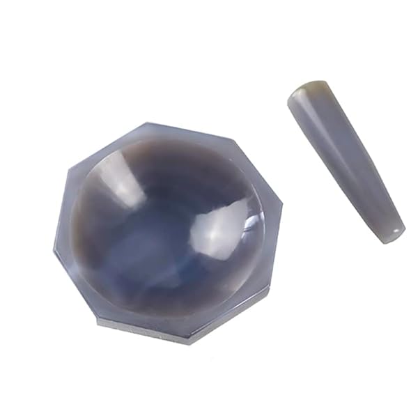Agate-Mortar-and-Pestle-Set-ID-60mm-Natural-Agate-Grinder-for-Lab-Grinding-Polished-Brazilian-Agate-Internal-Diameter-60mm-External-Diameter-75mm-Depth-16mm-Hardness-7-7260mm Agate-Mortar-and-Pestle-Set-ID-60mm-Natural-Agate-Grinder-for-Lab-Grinding-Polished-Brazilian-Agate-Internal-Diameter-60mm-External-Diameter-75mm-Depth-16mm-Hardness-7-7260mm