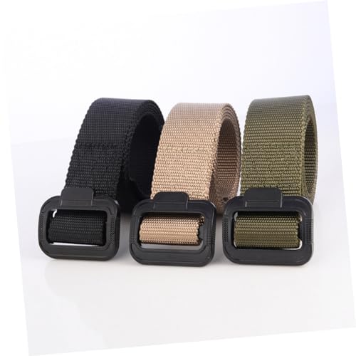 Men's Belt Style Black Nylon Belt Quick-release Buckle Versatile for Outdoor Activities4