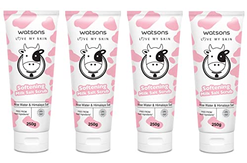 Watsons Love My Skin Softening Milk Salt Scrub 8.81 oz. (Pack of 4)