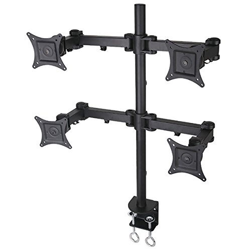 Amazon.co.jp: モニターアーム 13～27インチ クワッド 16軸式4面4枚