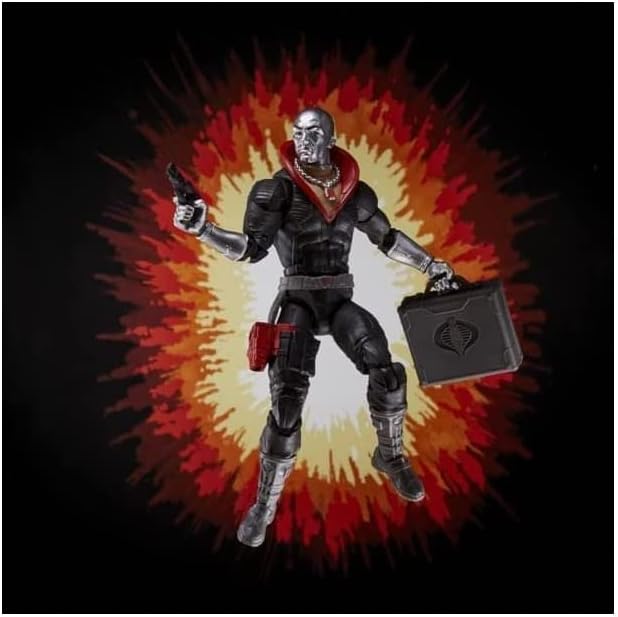 Miniatura 2 de G.I. Joe Figura de acción de Destro animada retro cardada de 6 pulgadas