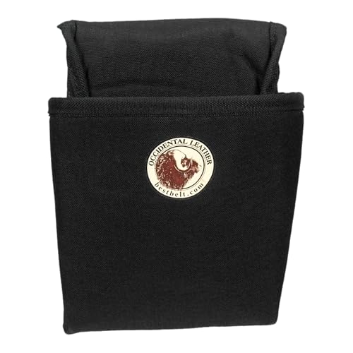 Occidental Leather Nylon Universal Bag - Black - 1 Pocket - Durable, Compact Design - Made in USA