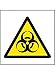 Nouvelle-Calédonie Signes 24537 C Biohazard Symbole Panneau, autocollant en vinyle, 150 mm x 150 mm