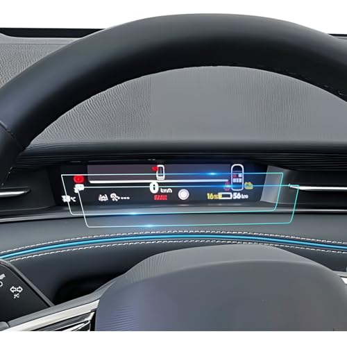 Film protection VW ID.7 Digital Cockpit BIXUAN en PET transparent pour tableau de bord - 2 pièces