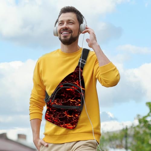Bolsa cruzada ergonómica de 30x18cm para evitar bolsillos llenos 6