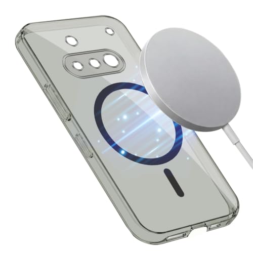 Image of Jkobi Lifetime Anti-Yellow MagSafe Compatible Clear Back Cover Case for Nothing Phone 3A 5G (Sleek Hard Crystal | Shockproof and Camera Protection)