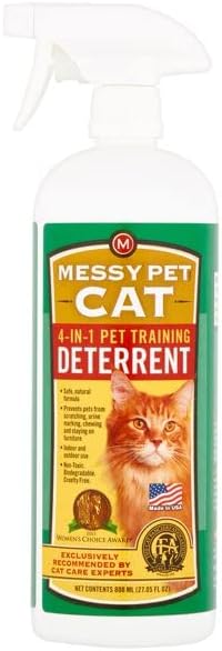 MESSY PET CAT 4-in-1 Pet Training Deterrent, 27.05 oz.