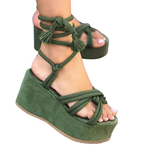 Women'S Sandals Wide Width Comfortable Summer Sandals Wedge Breathable Open Toe Women Strap Heeled S for Women Slippers